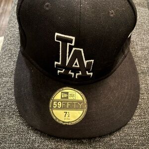 New Era Black LA Cap